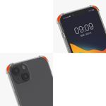 Husa Kwmobile pentru Apple iPhone 13, Silicon, Transparent/Rosu, 55949.20 fotografia produsului View 8 S