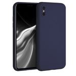 Husa pentru Apple iPhone X/iPhone XS, Silicon, Albastru, 49982.186 fotografia produsului