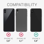 Husa pentru Apple iPhone X/iPhone XS, Silicon, Albastru, 49982.186 fotografia produsului View 6 S