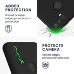 Husa Kwmobile pentru Motorola Moto E40, Silicon, Negru, 58521.01 fotografia produsului View 3 S