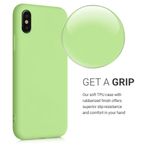 Husa pentru Apple iPhone X/iPhone XS, Silicon, Verde, 49982.214 fotografia produsului View 5 S