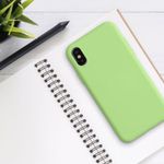 Husa pentru Apple iPhone X/iPhone XS, Silicon, Verde, 49982.214 fotografia produsului View 3 S
