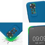 Husa Kwmobile pentru Xiaomi Redmi Note 11/Redmi Note 11s, Silicon, Albastru, 57918.228 fotografia produsului View 7 S