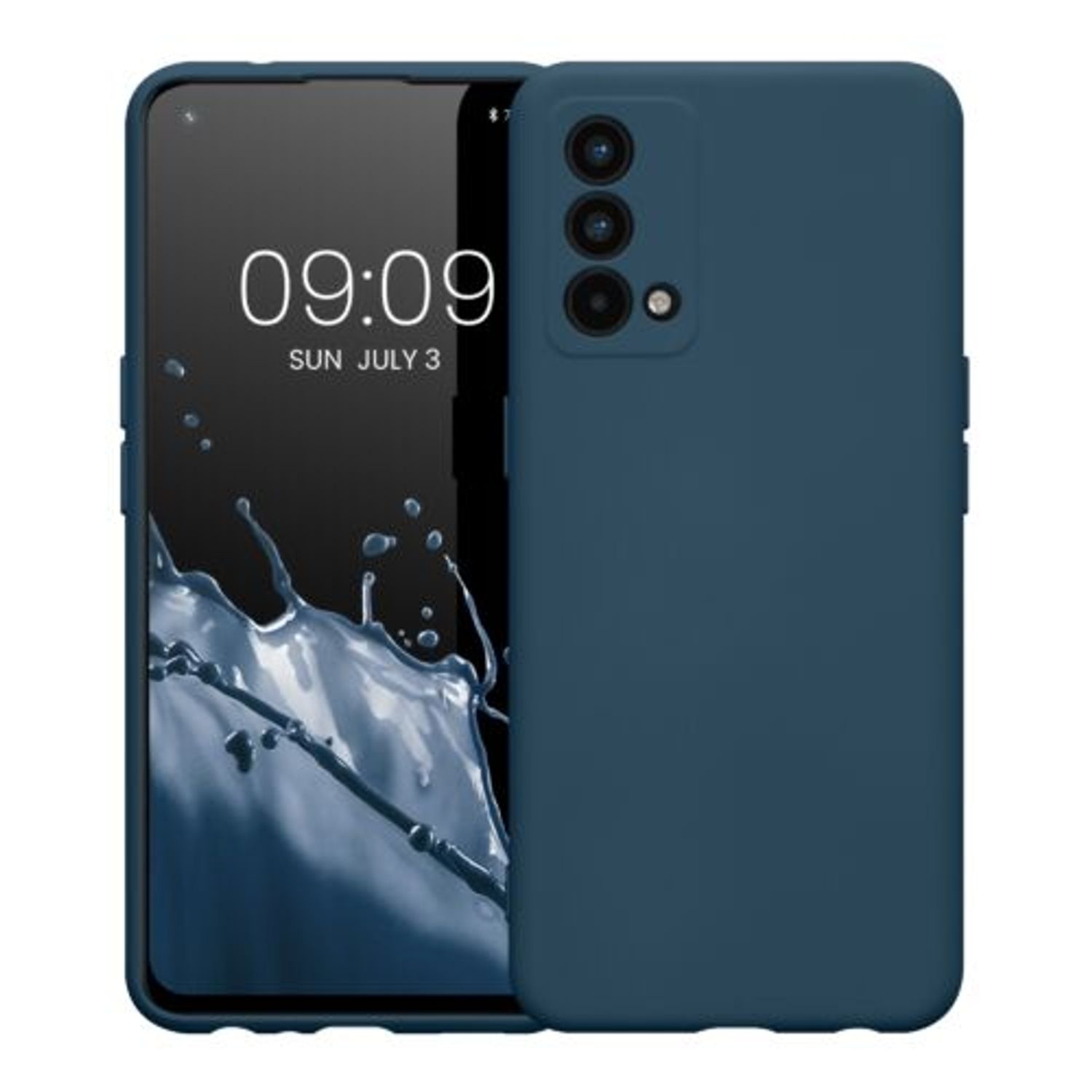 Husa Kwmobile pentru Realme GT Master Edition, Silicon, Verde, 58698.57 fotografia produsului