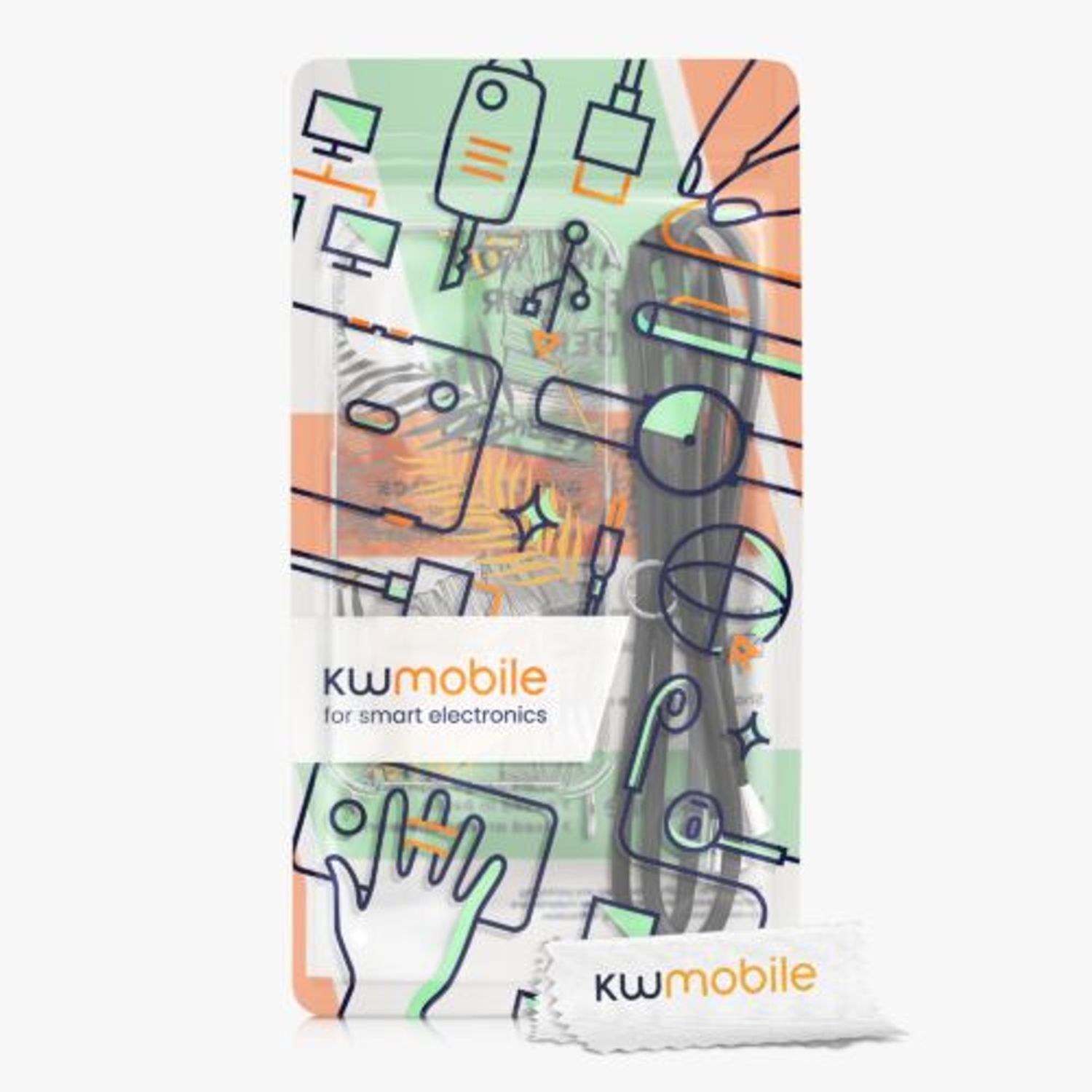 Husa Kwmobile pentru Apple iPhone 13 Mini, Silicon, Multicolor, 58812.02 fotografia produsului View 7 L