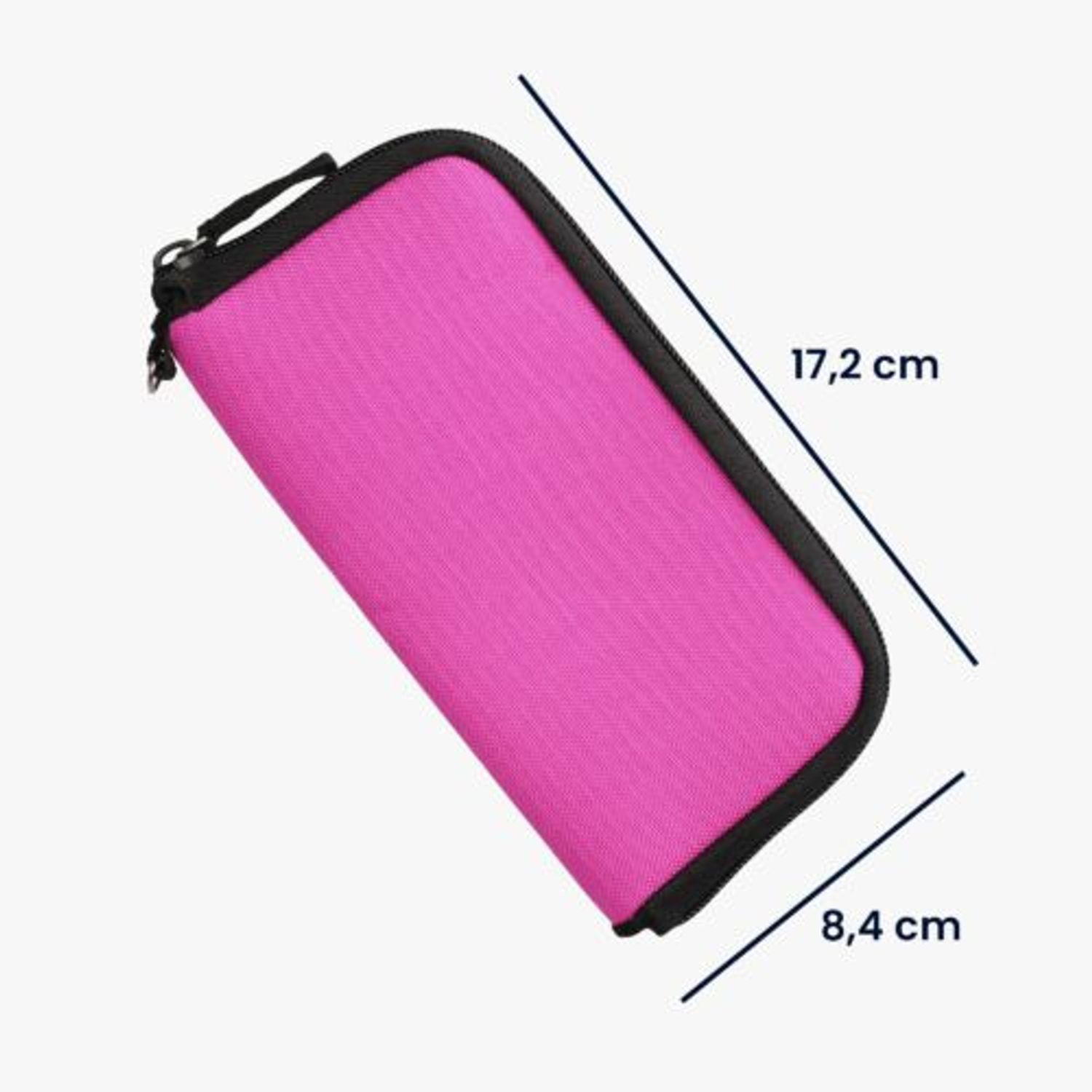 Husa Universala Kwmobile marime XL - 6,8 inch, Textil, Roz, 58825.4.77 fotografia produsului View 5 L