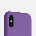 Husa pentru iPhone X/iPhone XS, Silicon, Mov, 42495.221 fotografia produsului View 8 S