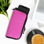 Husa Universala Kwmobile marime XL - 6,8 inch, Textil, Roz, 58825.4.77 fotografia produsului View 2 S