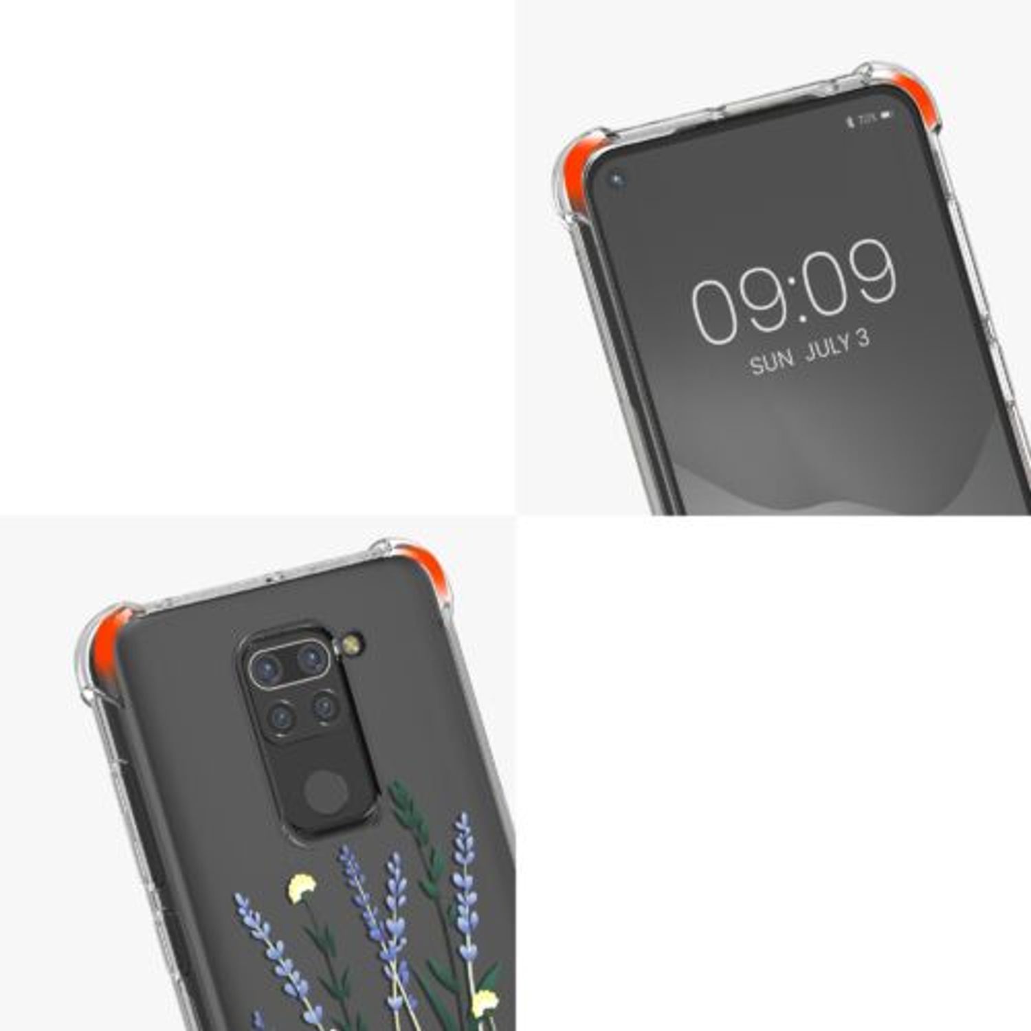 Husa Kwmobile pentru Xiaomi Redmi Note 9, Silicon, Multicolor, 53146.05 fotografia produsului View 8 L