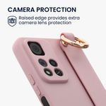 Husa Kwmobile pentru Xiaomi Redmi Note 11 Pro Plus 5G, Silicon, Roz, 59060.193 fotografia produsului View 3 S