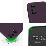 Husa Kwmobile pentru Realme 7 5G, Silicon, Violet, 57580.187 fotografia produsului View 7 S