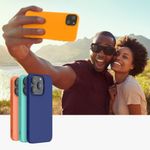 Husa Kwmobile pentru Apple iPhone 14 Plus, Silicon, Portocaliu, 59080.150 fotografia produsului View 9 S