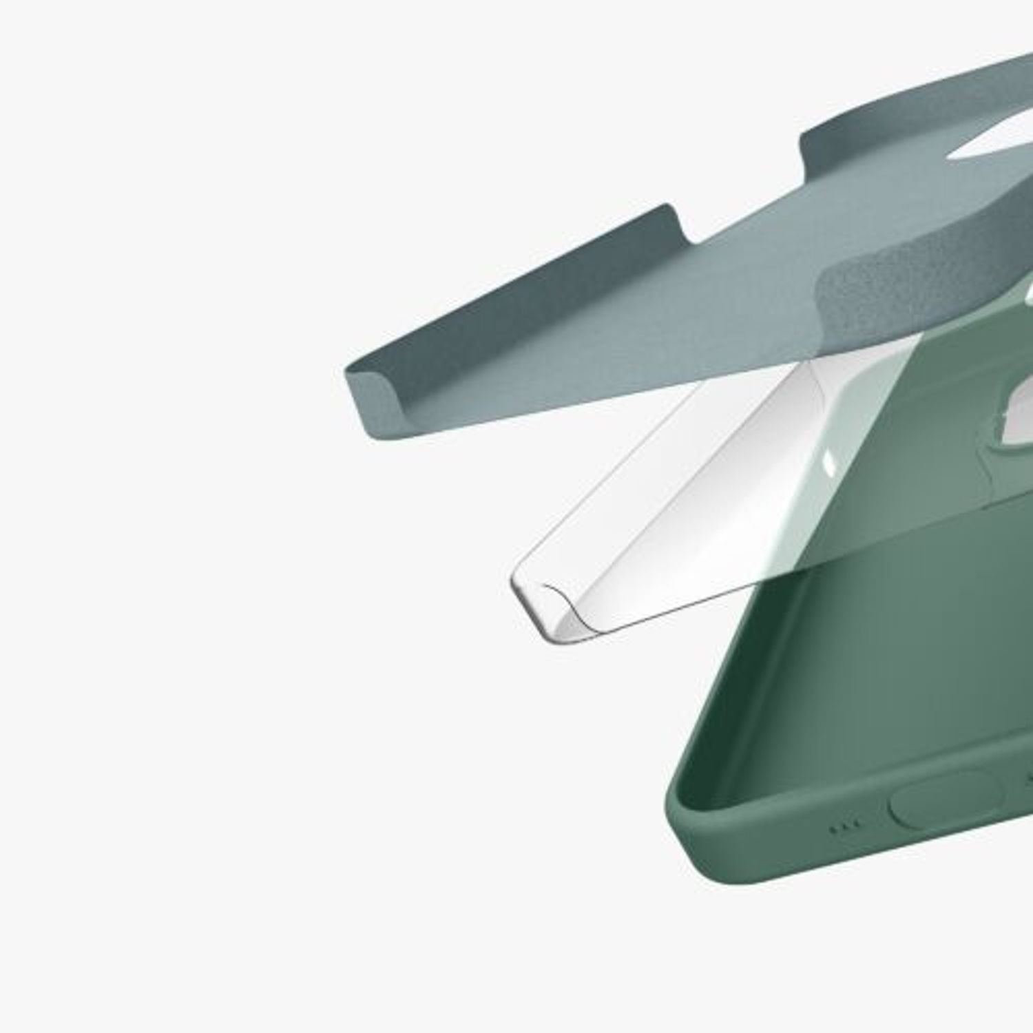 Husa Kwmobile pentru Apple iPhone 14, Silicon, Verde, 59071.166 fotografia produsului View 10 L