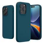 Husa Kwmobile pentru Apple iPhone 14 Pro, Silicon, Verde, 59073.57 fotografia produsului