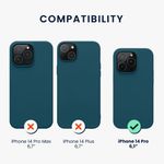 Husa Kwmobile pentru Apple iPhone 14 Pro, Silicon, Verde, 59073.57 fotografia produsului View 2 S