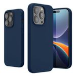 Husa Kwmobile pentru Apple iPhone 14 Pro, Silicon, Albastru, 59081.116 fotografia produsului
