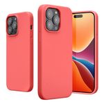 Husa Kwmobile pentru Apple iPhone 14 Pro Max, Silicon, Coral, 59074.103 fotografia produsului