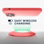 Husa Kwmobile pentru Apple iPhone 14 Pro Max, Silicon, Coral, 59074.103 fotografia produsului View 5 S