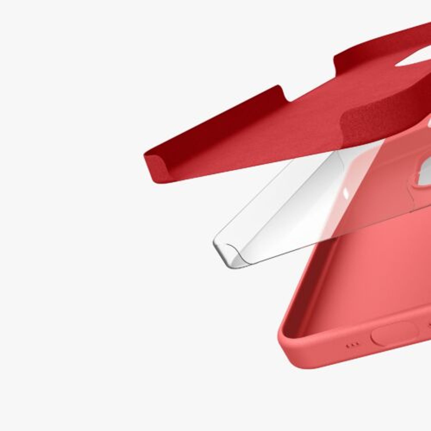 Husa Kwmobile pentru Apple iPhone 14 Pro Max, Silicon, Coral, 59074.103 fotografia produsului View 10 L