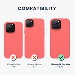 Husa Kwmobile pentru Apple iPhone 14 Pro Max, Silicon, Coral, 59074.103 fotografia produsului View 2 S