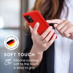 Husa Kwmobile pentru OPPO Find X5 Lite, Silicon, Rosu, 57630.09 fotografia produsului View 4 S