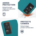 Husa Kwmobile pentru Xiaomi Poco F4, Silicon, Verde, 59244.57 fotografia produsului View 3 S