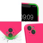 Husa Kwmobile pentru Apple iPhone 13, Silicon, Roz, 59359.77 fotografia produsului View 8 S