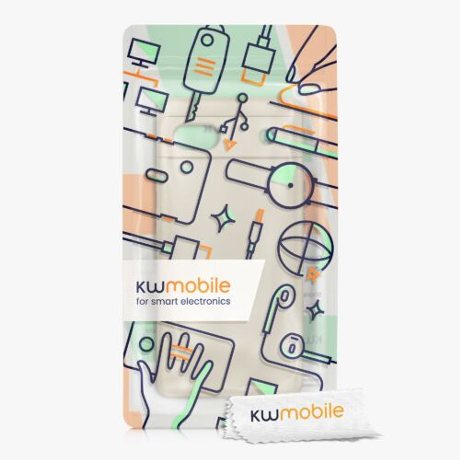 Husa Kwmobile pentru Google Pixel 6a, Silicon, Crem, 57815.210 fotografia produsului View 6 L