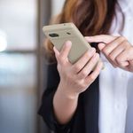 Husa Kwmobile pentru Google Pixel 6a, Silicon, Crem, 57815.210 fotografia produsului View 8 S