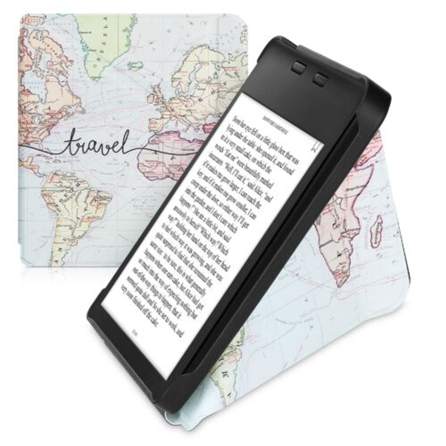 Husa pentru Kobo Libra 2, Piele ecologica, Multicolor, Kwmobile, 56577.03 fotografia produsului