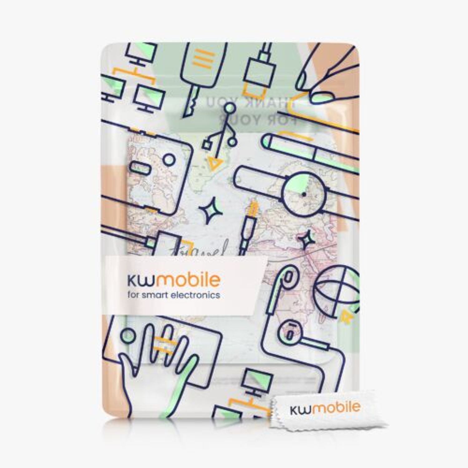 Husa pentru Kobo Libra 2, Piele ecologica, Multicolor, Kwmobile, 56577.03 fotografia produsului View 9 L