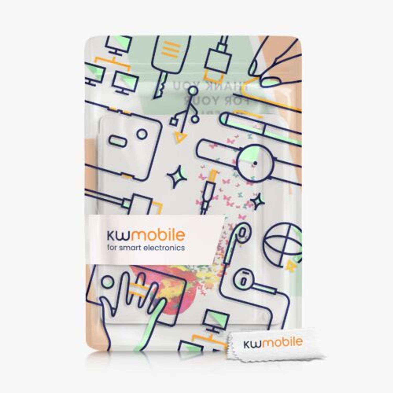 Husa pentru Kobo Libra 2, Kwmobile, Multicolor, Piele ecologica, 56575.40 fotografia produsului View 8 L