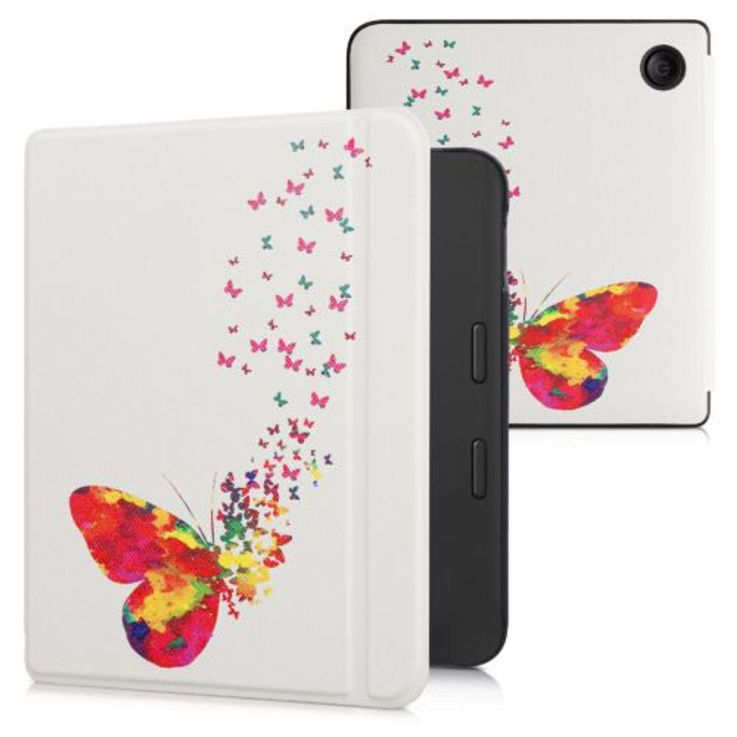 Husa pentru Kobo Libra 2, Kwmobile, Multicolor, Piele ecologica, 56575.40 fotografia produsului