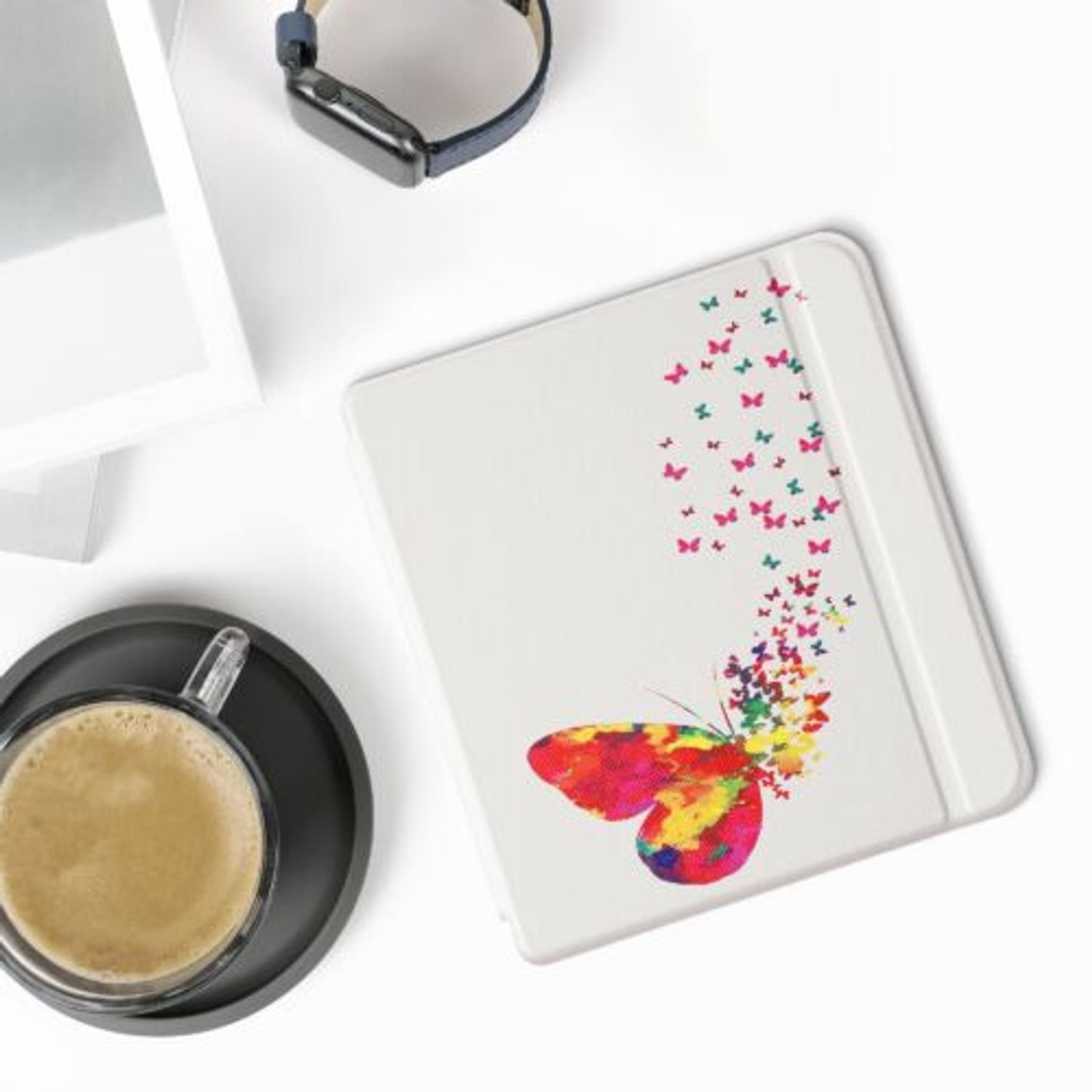 Husa pentru Kobo Libra 2, Kwmobile, Multicolor, Piele ecologica, 56575.40 fotografia produsului View 3 L