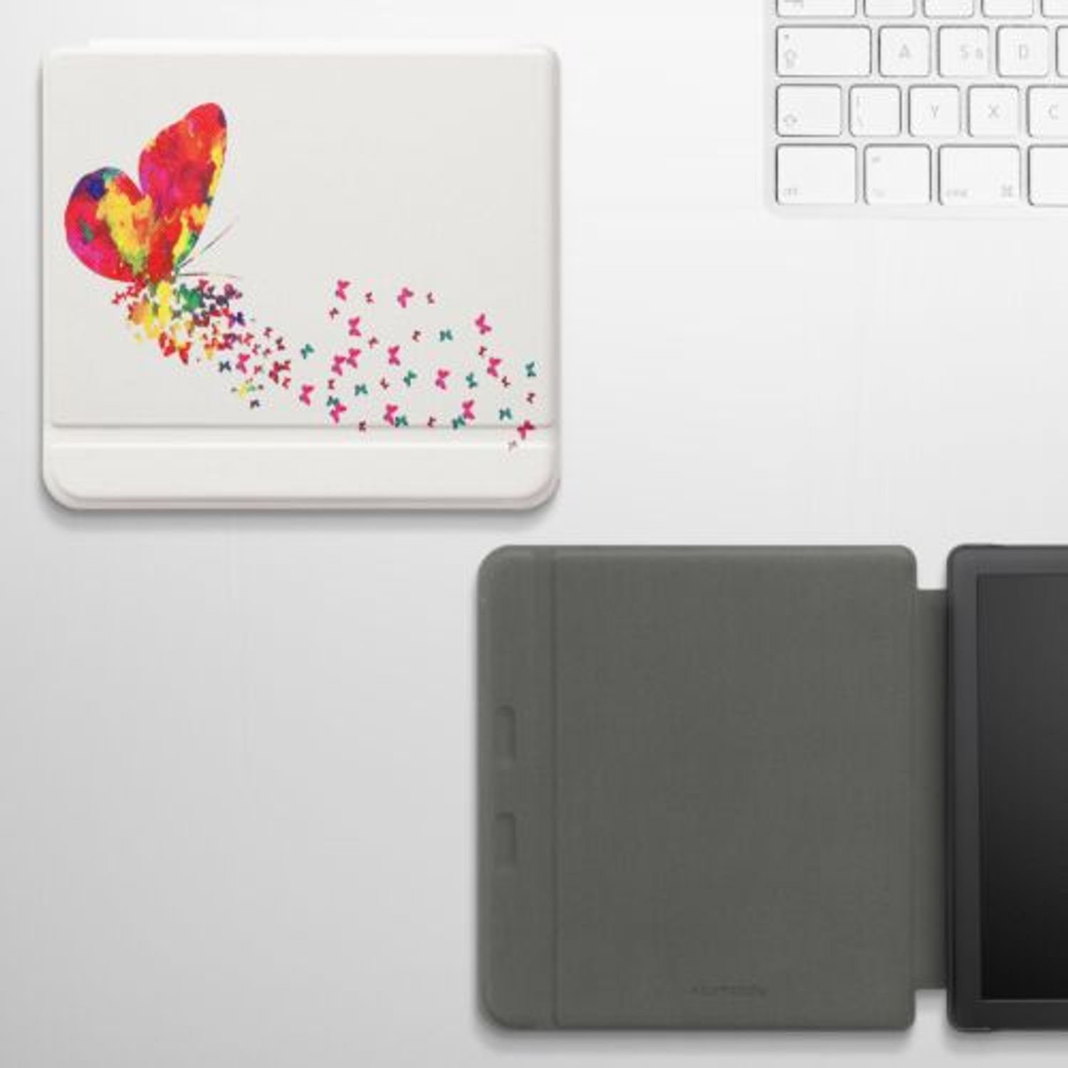 Husa pentru Kobo Libra 2, Kwmobile, Multicolor, Piele ecologica, 56575.40 fotografia produsului View 11 L