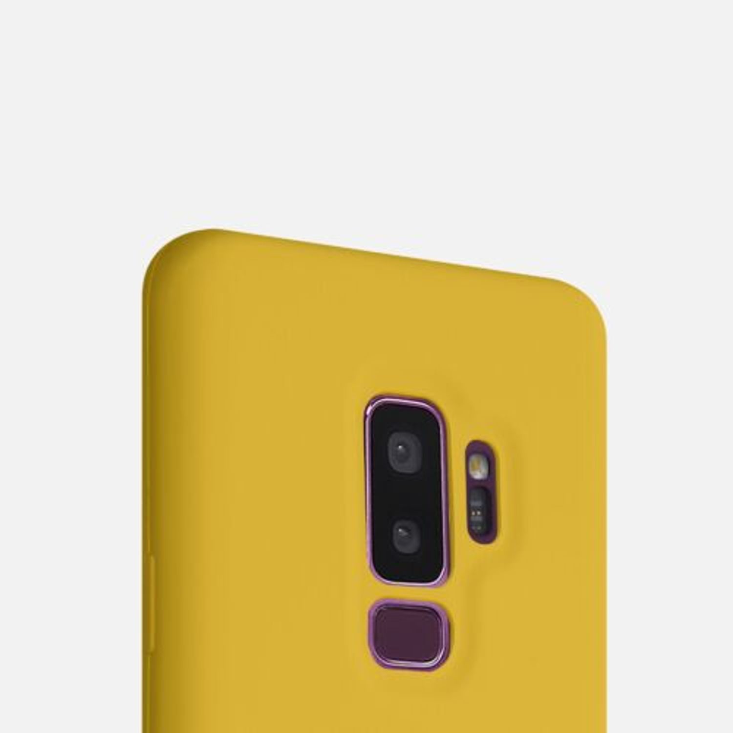 Husa pentru Samsung Galaxy S9 Plus, Silicon, Galben, 44183.143 fotografia produsului View 8 L