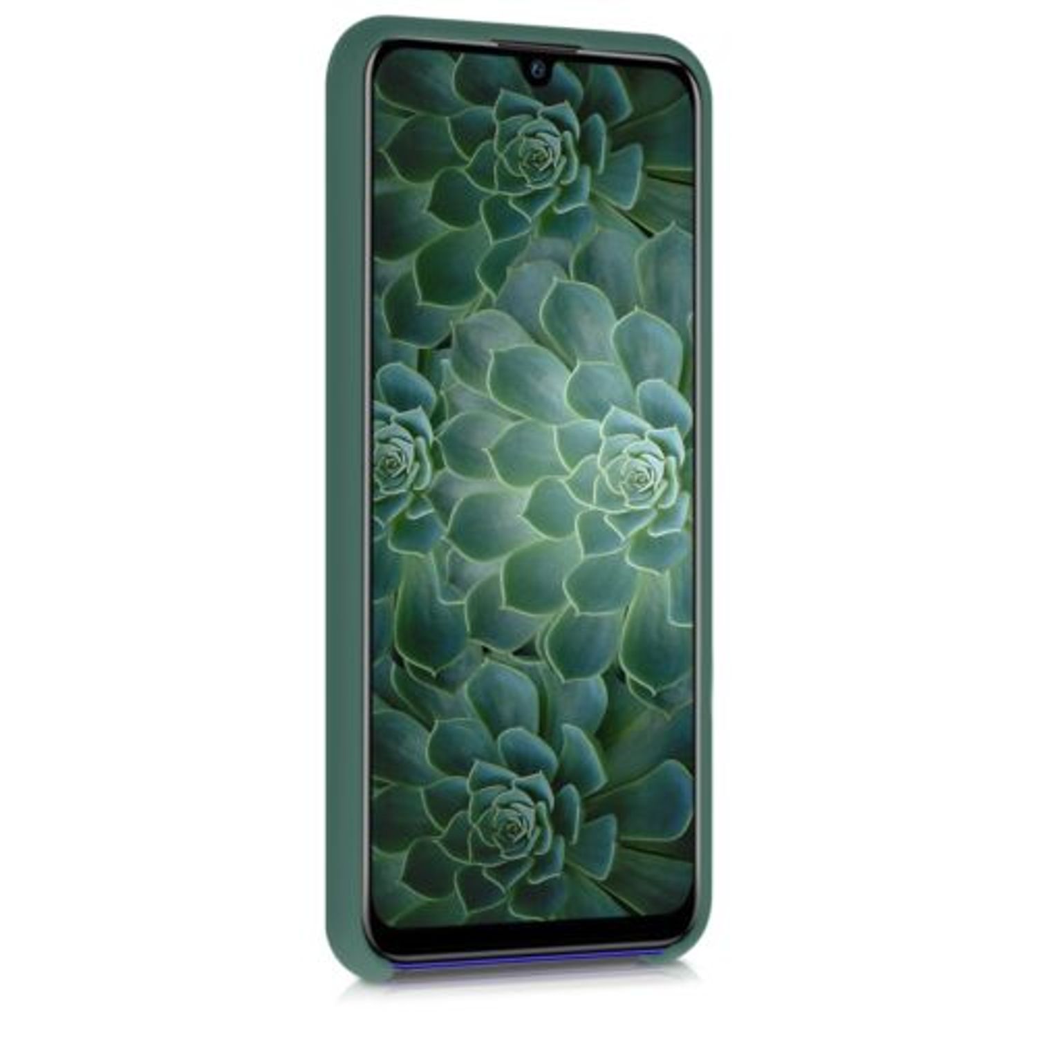 Husa pentru Huawei P Smart (2019), Silicon, Verde, 47824.166 fotografia produsului View 3 L