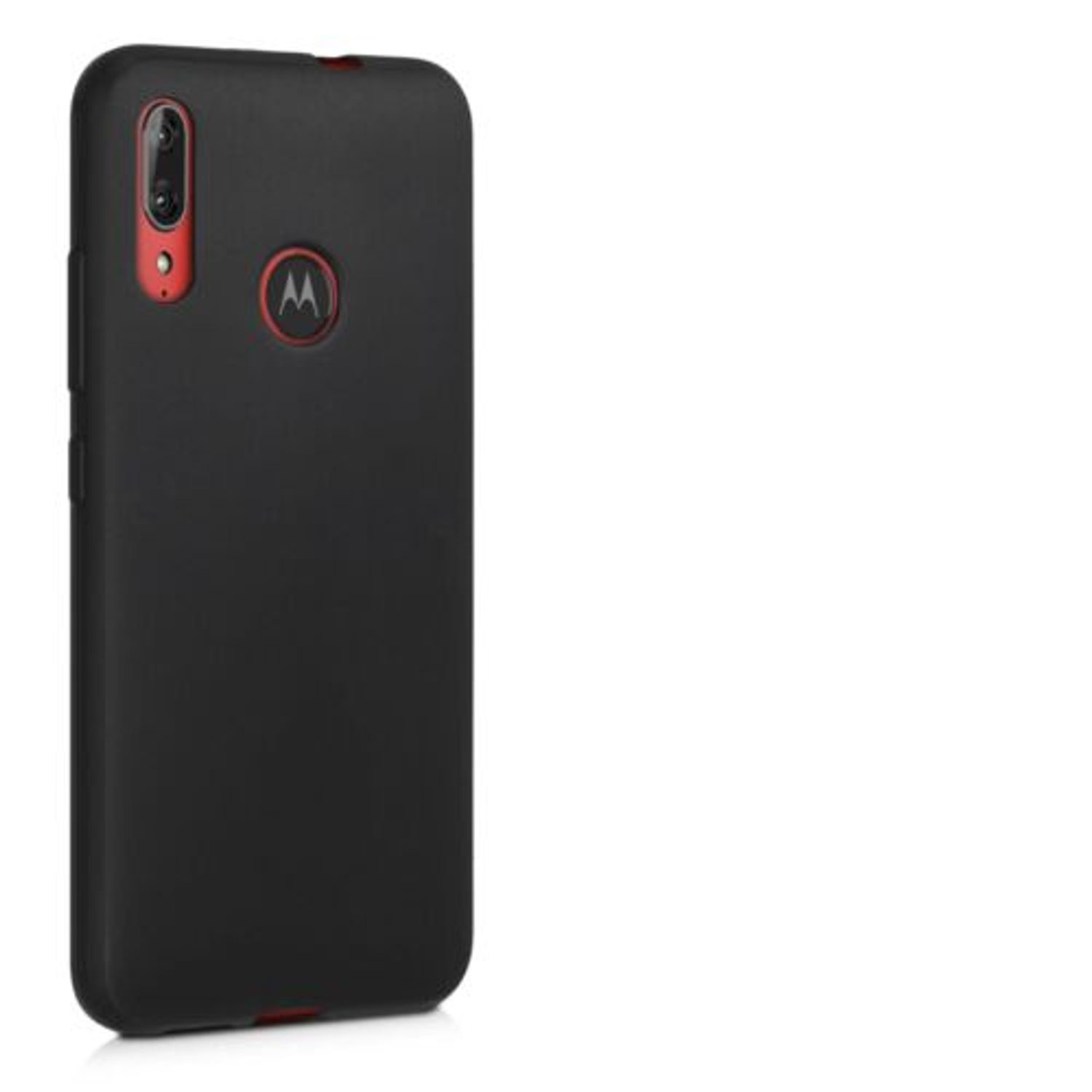 Husa pentru Motorola Moto E6 Plus, Silicon, Negru, 50308.47 fotografia produsului View 8 L