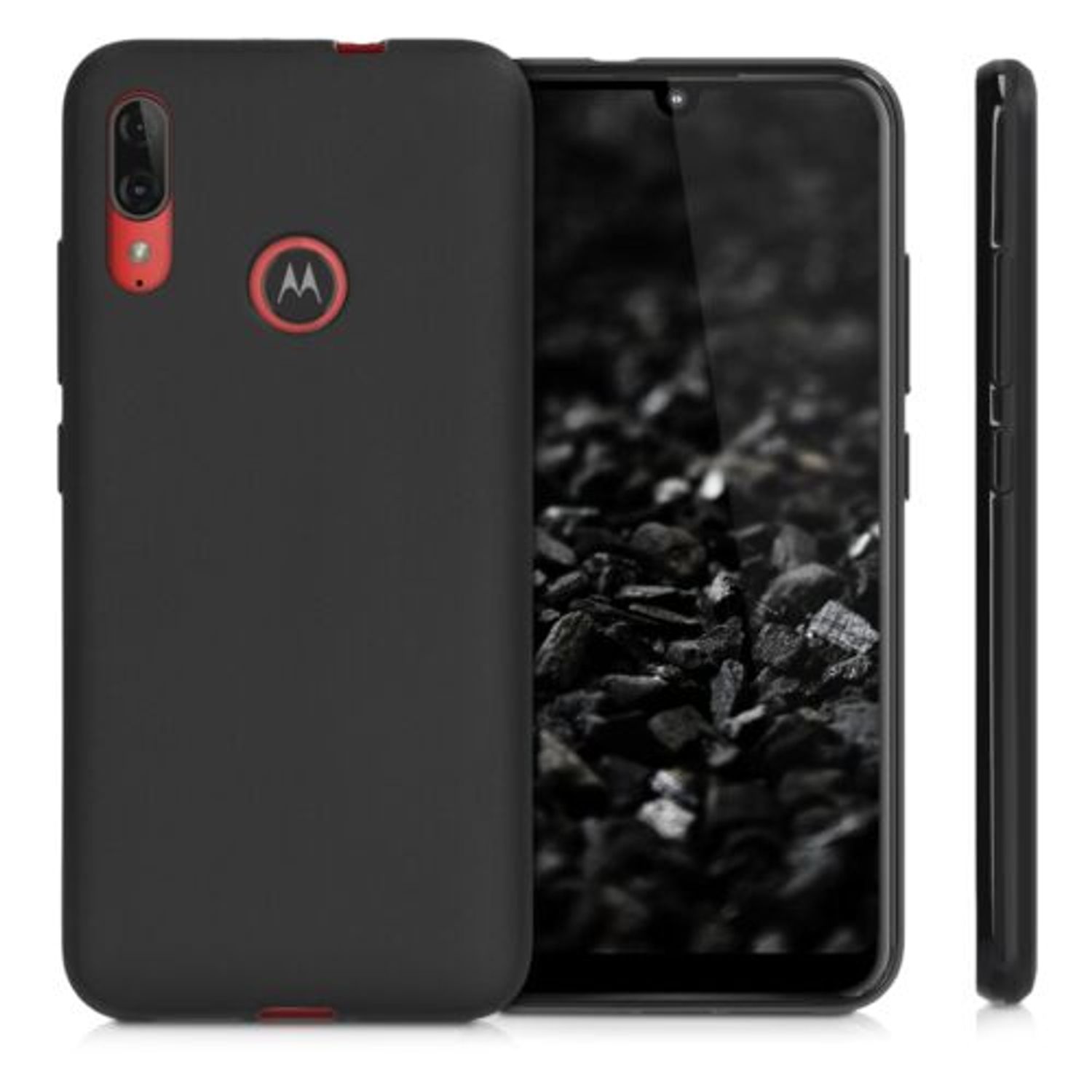 Husa pentru Motorola Moto E6 Plus, Silicon, Negru, 50308.47 fotografia produsului View 10 L
