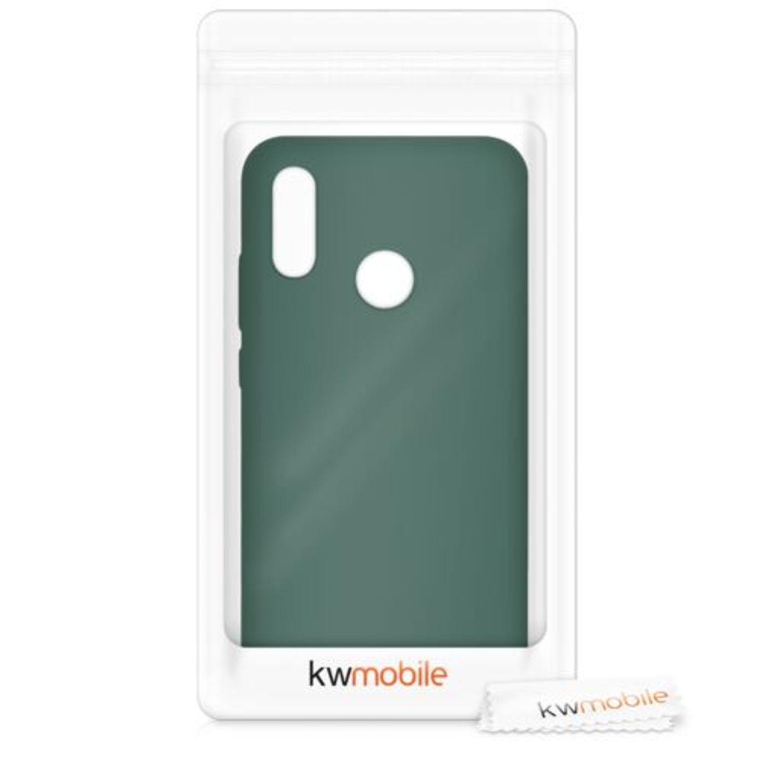 Husa pentru Huawei P Smart (2019), Silicon, Verde, 47824.166 fotografia produsului View 7 L