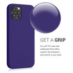 Husa pentru Apple iPhone 12/iPhone 12 Pro, Silicon, Albastru, 53844.226, Kwmobile fotografia produsului View 8 S