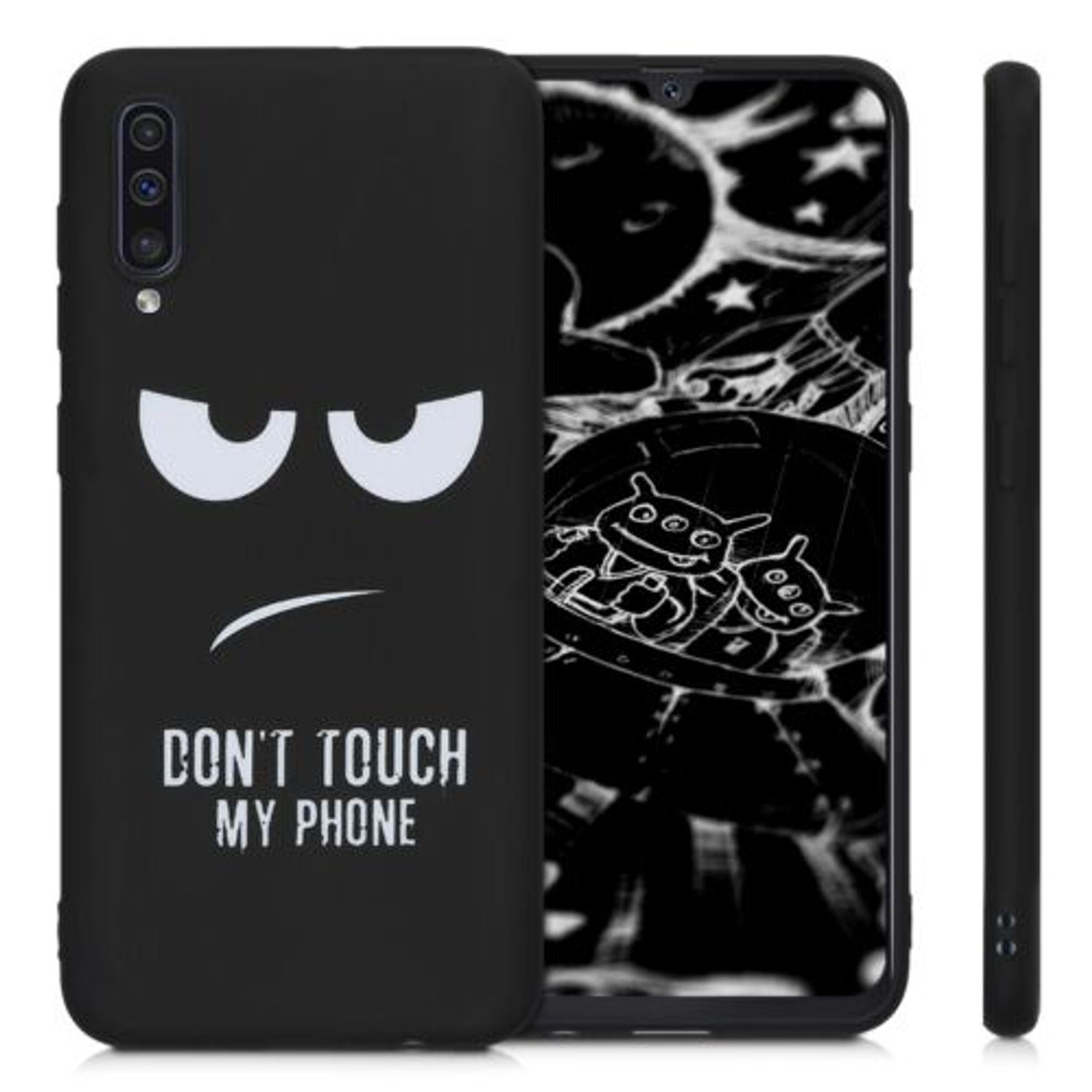Husa pentru Samsung Galaxy A50, Silicon, Negru, 48656.04 fotografia produsului View 2 L