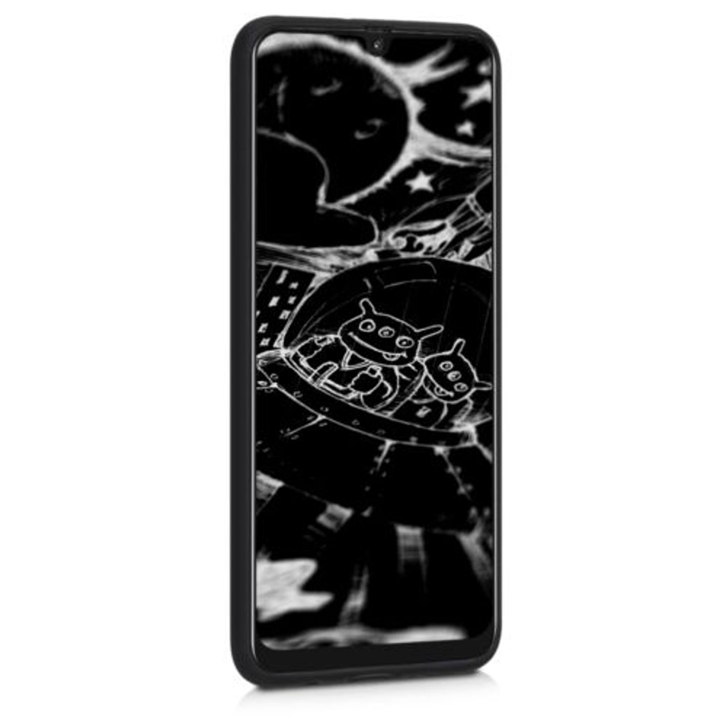 Husa pentru Samsung Galaxy A50, Silicon, Negru, 48656.04 fotografia produsului View 3 L
