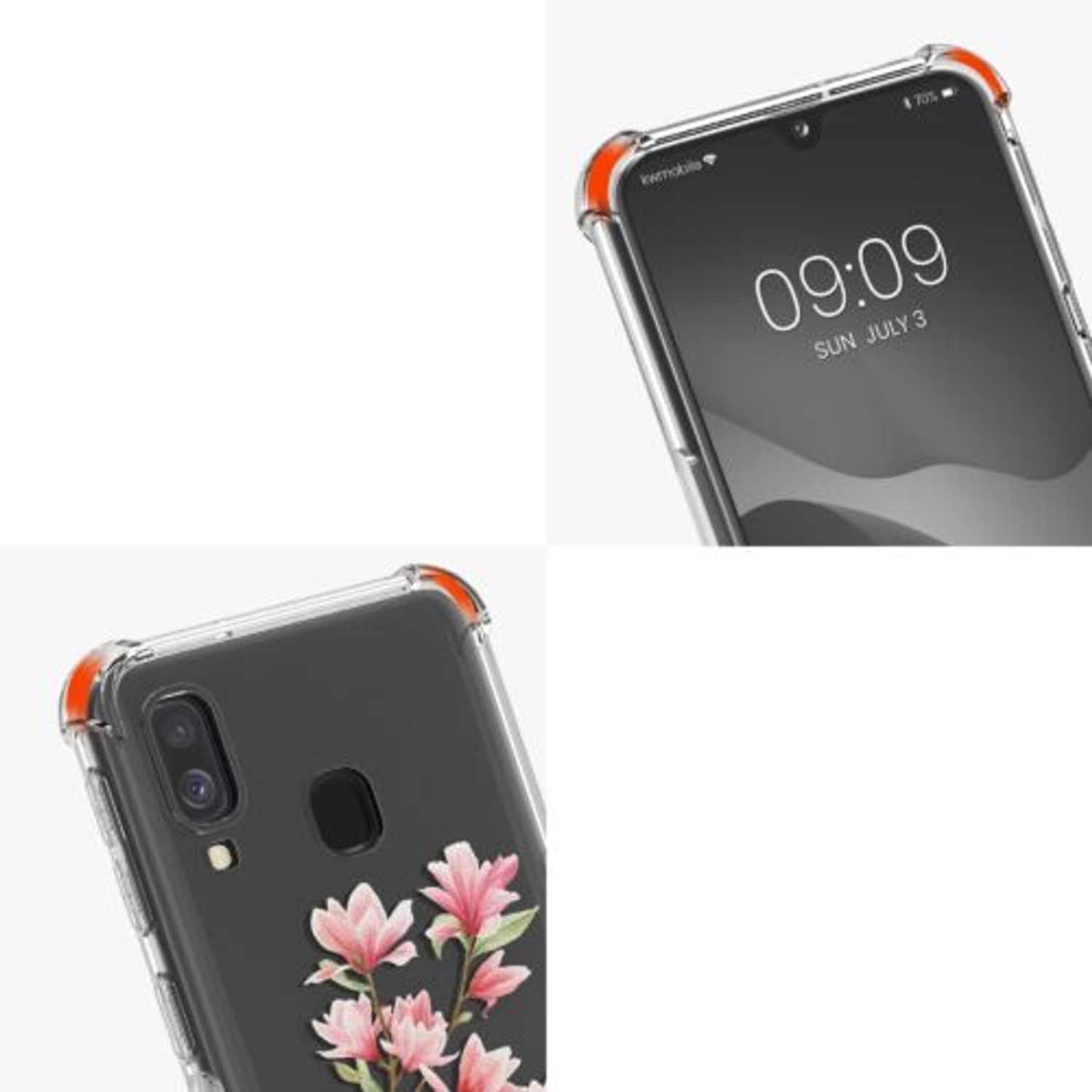 Husa Kwmobile pentru Samsung Galaxy A40, Silicon, Multicolor, 49349.03 fotografia produsului View 8 L