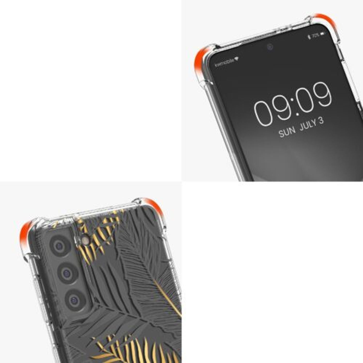 Husa Kwmobile pentru Samsung Galaxy S21, Silicon, Multicolor, 57735.02 fotografia produsului View 8 L