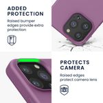 Husa Kwmobile pentru Apple iPhone 13 Pro, Silicon, Mov, 55880.235 fotografia produsului View 3 S