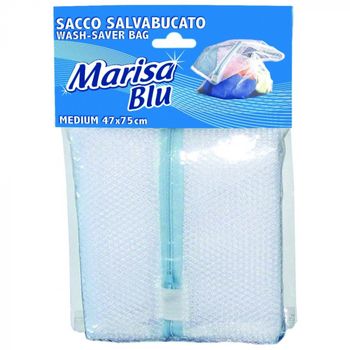 Saculet Protectie Rufe Delicate, Alb 47 X 75cm, Marisa Blue