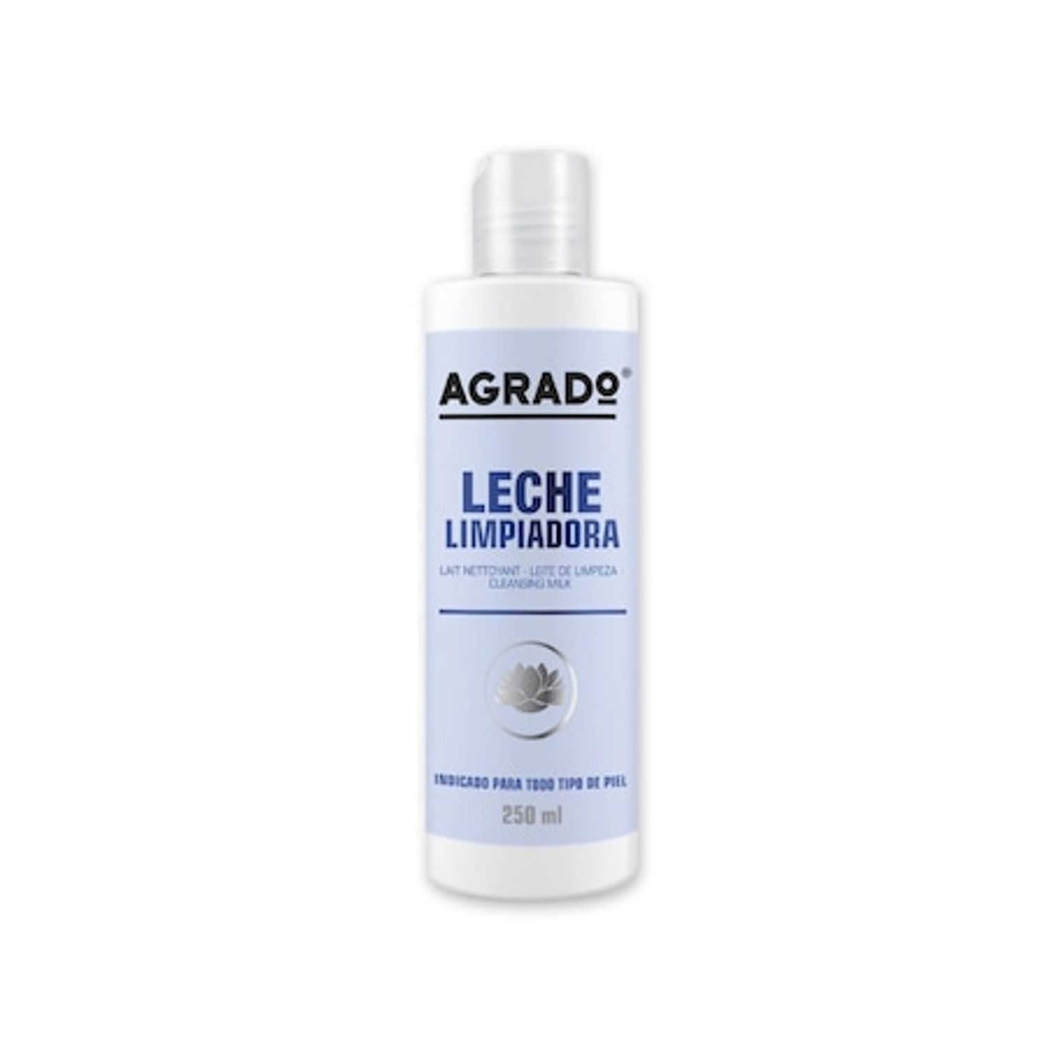 Lapte demachiant pentru ten 250ml Agrado fotografia produsului