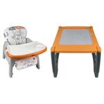 Scaun masa bebe transformabil, 6-36 luni, SMHA033 portocaliu, Primii Pasi fotografia produsului View 2 S