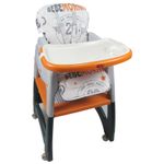 Scaun masa bebe transformabil, 6-36 luni, SMHA033 portocaliu, Primii Pasi fotografia produsului